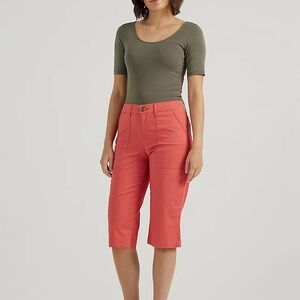 Lee coral shorts size 14, like new!